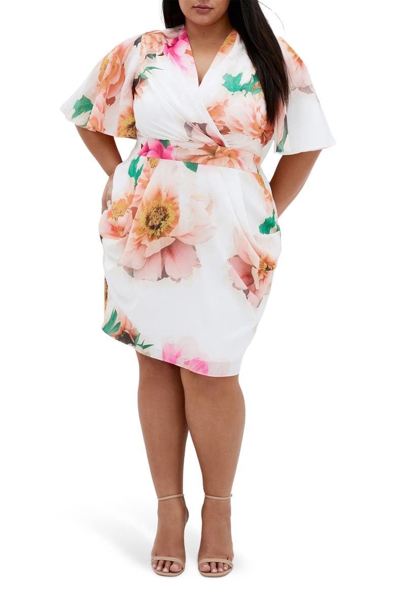 Brae Floral Print Dress, Main, color, GARDEN PARTY