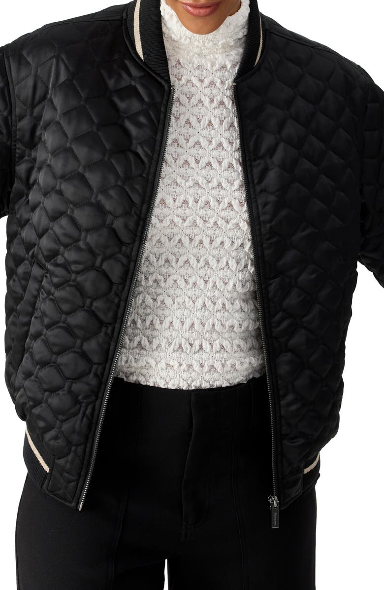 Sanctuary Marilyn Quilted Bomber Jacket, Alternate, color,