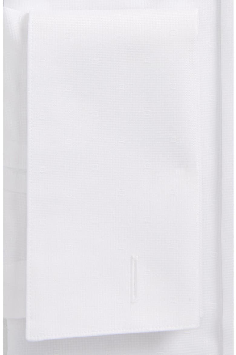Trim Fit Tuxedo Shirt, Alternate, color, WHITE
