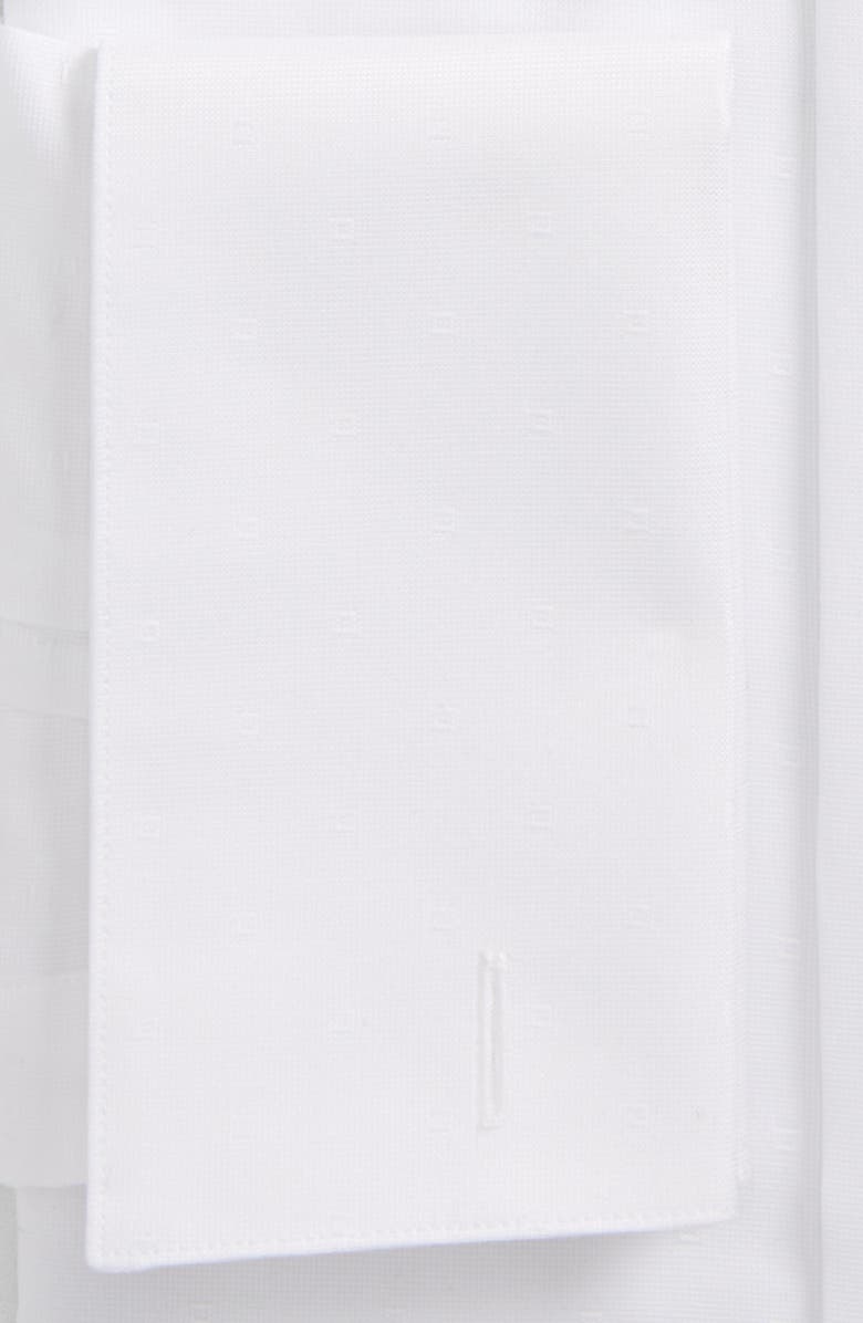 David Donahue Trim Fit Tuxedo Shirt, Alternate, color, 