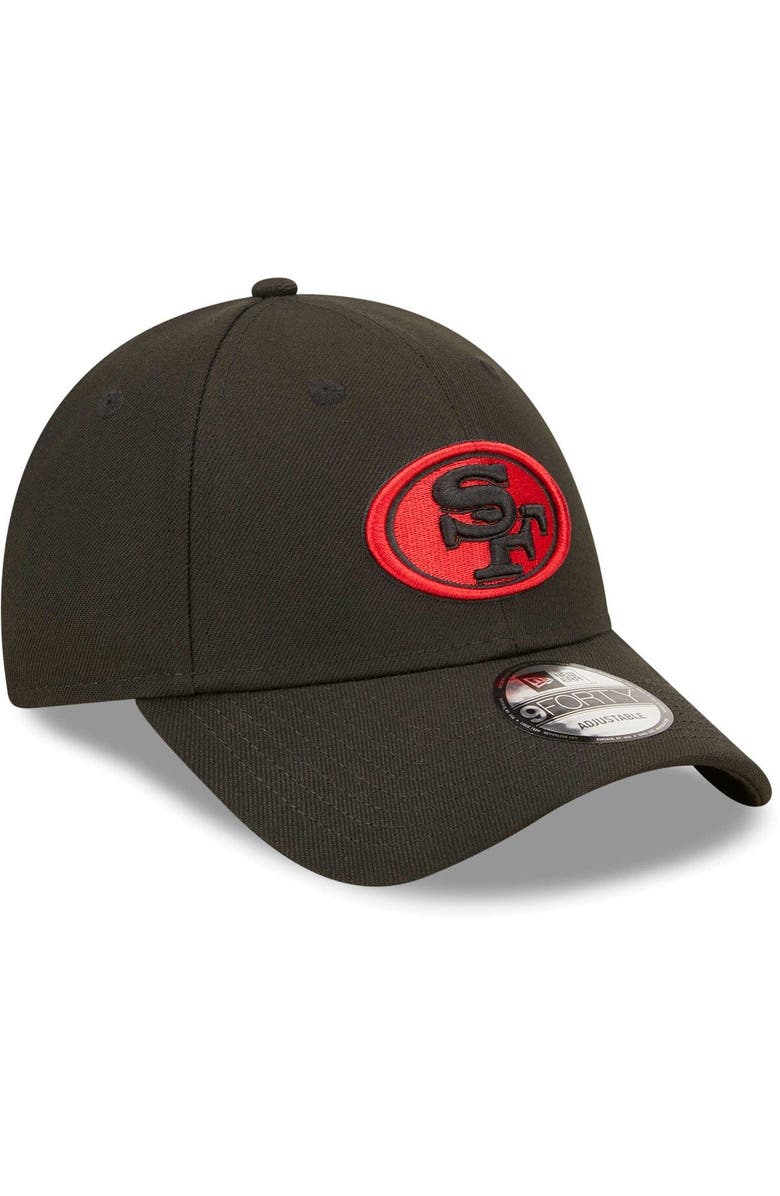 New Era Men's New Era Black San Francisco 49ers The League 9FORTY Adjustable Hat, Alternate, color, 