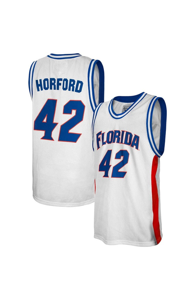 Retro Brand Men's Original Retro Brand Al Horford White Florida Gators Alumni Basketball Jersey, Main, color, 