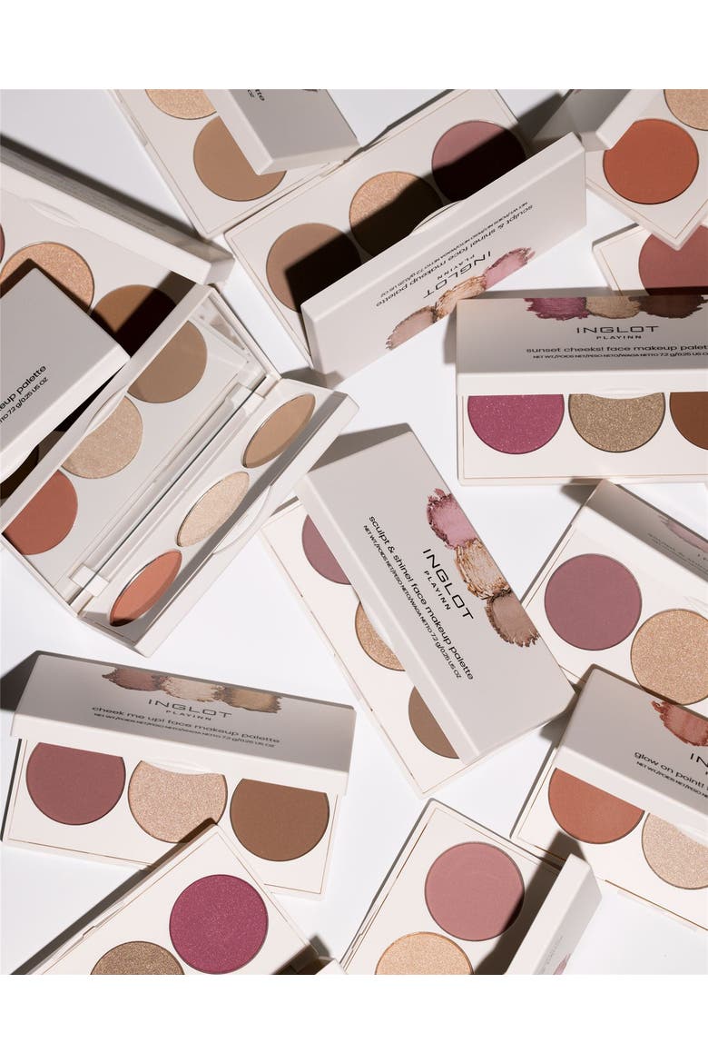 Playinn Sunset Cheeks! Face Makeup Palette, Alternate, color, Sunset Cheeks!