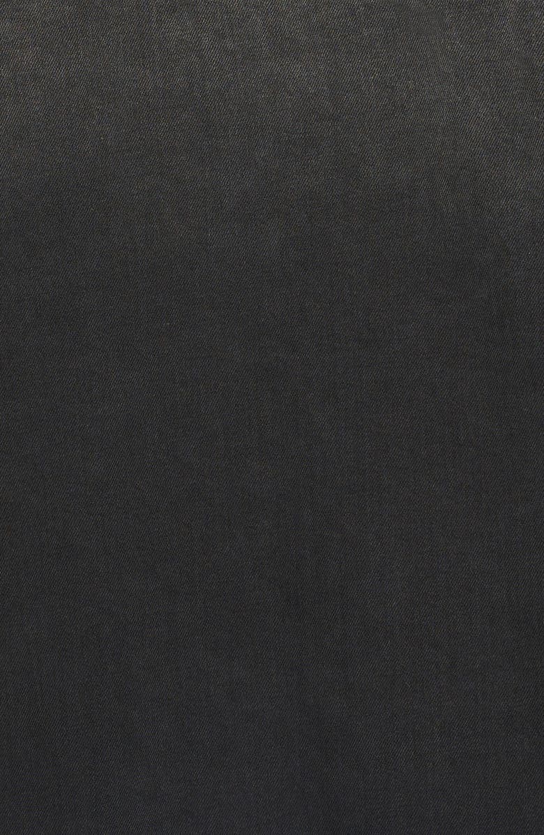 Bayeas Oversize Denim Shirt Jacket, Alternate, color, Black