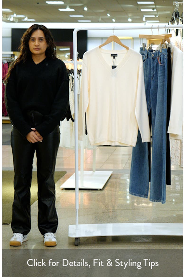 Oversize V-Neck Sweater video