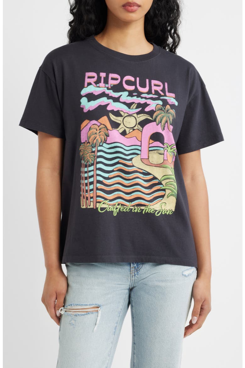 Crafted in the Sun Graphic T-Shirt, Main, color, WASHED BLACK