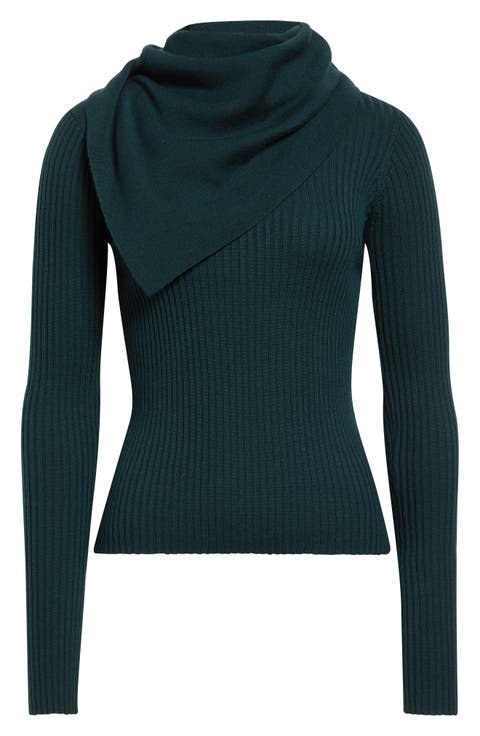 Valiant Merino Wool Scarf Sweater