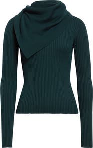 Zimmermann Valiant Merino Wool Scarf Sweater
