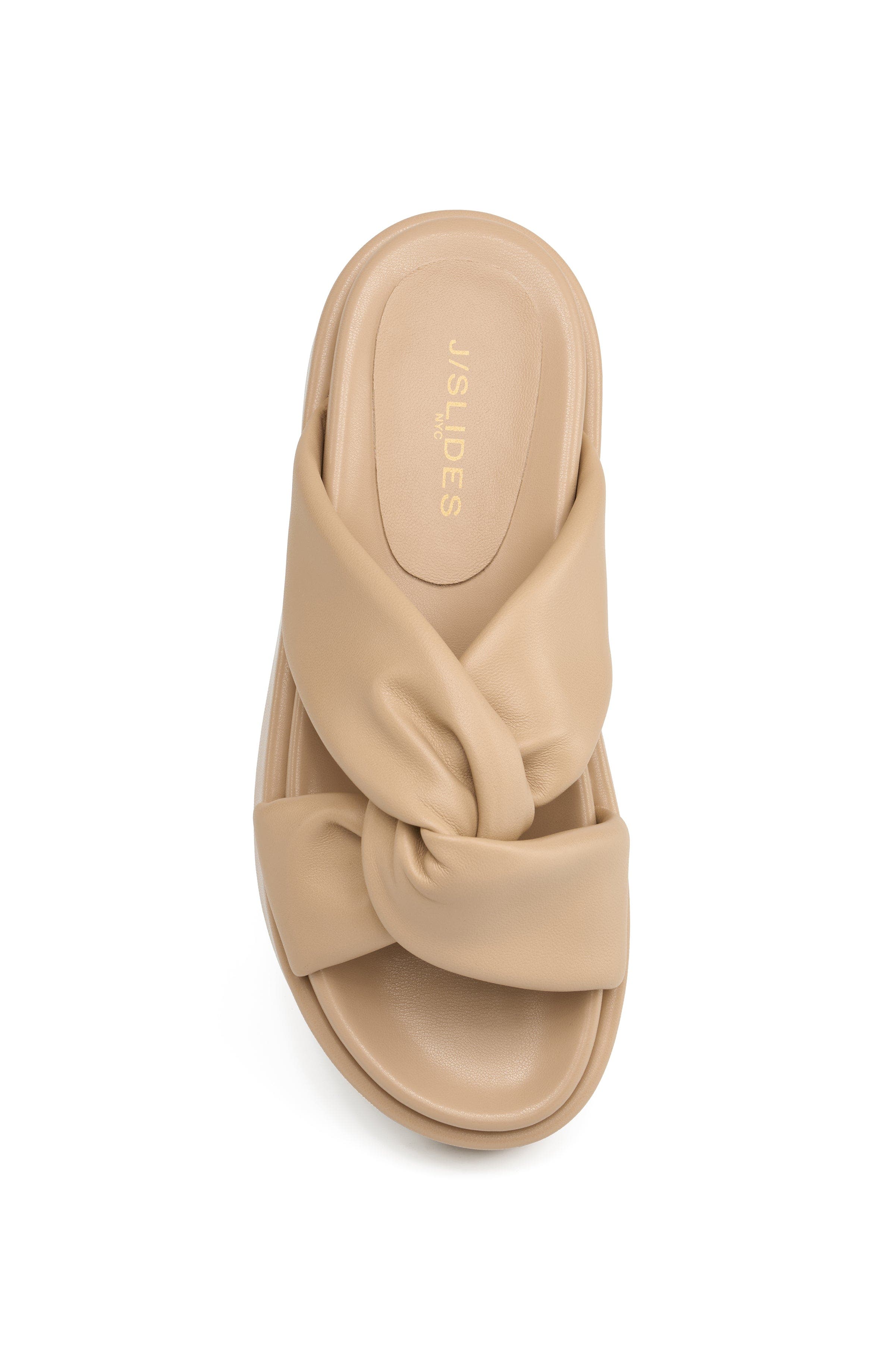 Yvette Leather Platform Sandal, Alternate, color, Sand