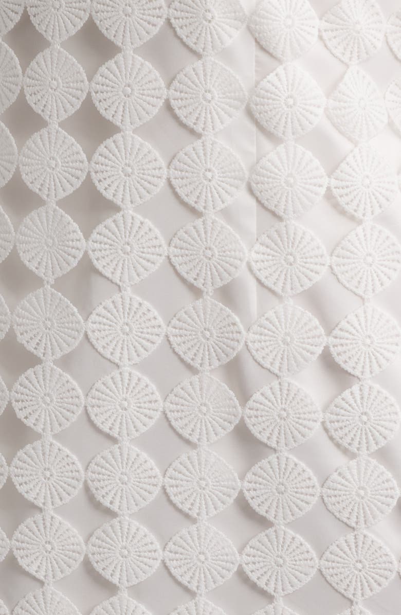 Anne Klein Lace Fringe Hem Sleeveless Maxi Dress, Alternate, color, 