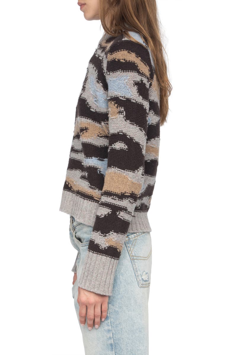 Zadig & Voltaire Malty Merino Wool Sweater, Alternate, color, 