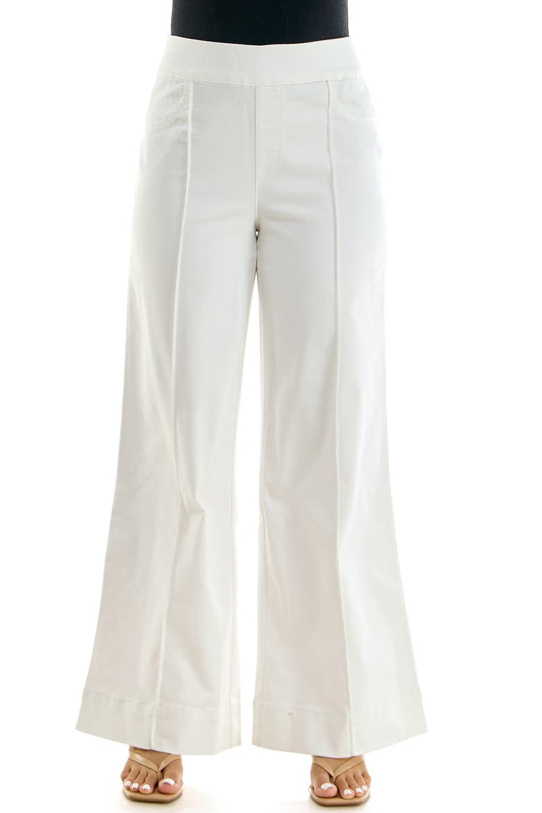Pull-On Wide Leg Jeans, Main, color, IVORY