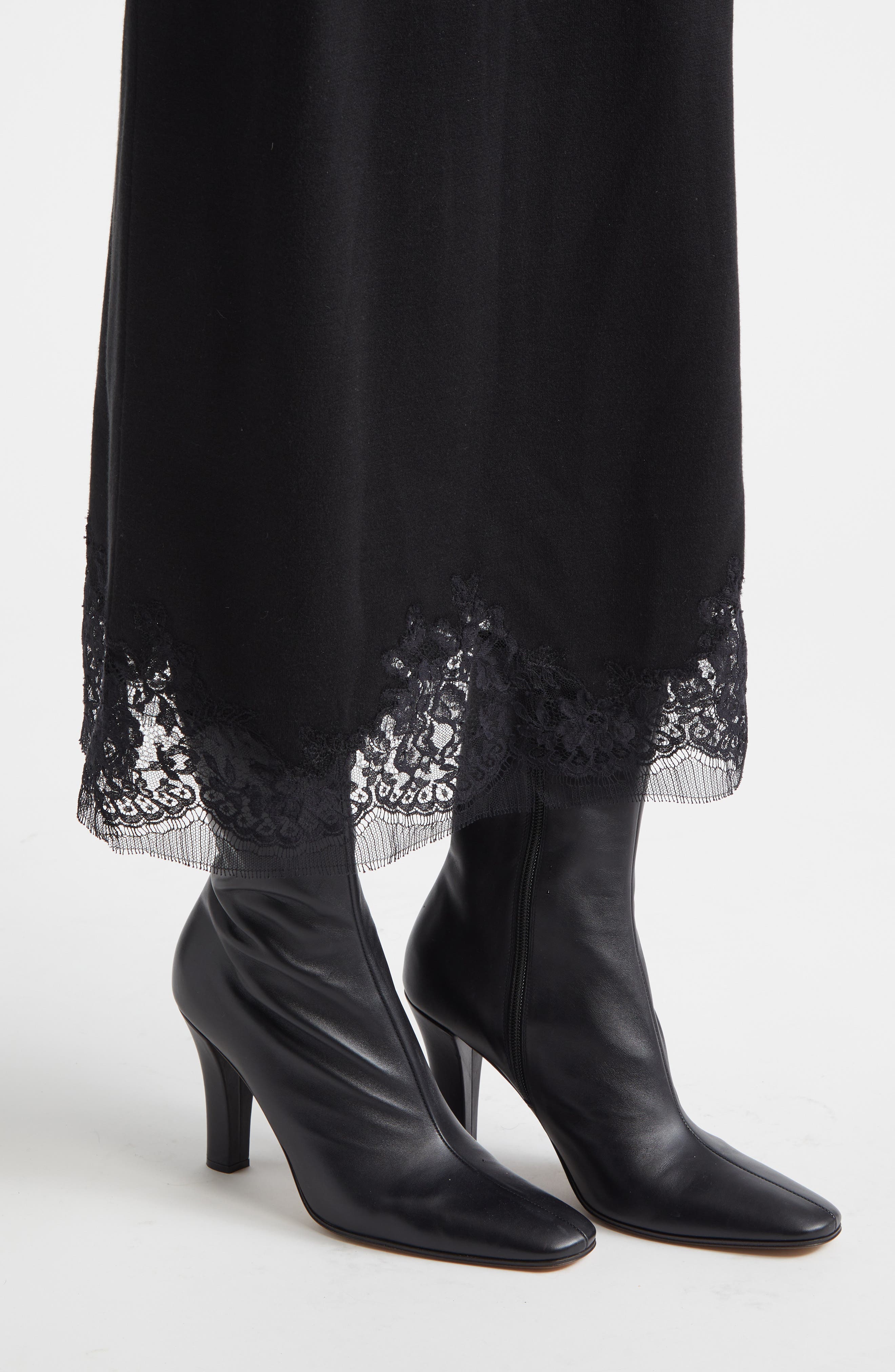 The Row Mona Bootie, Alternate, color, Black