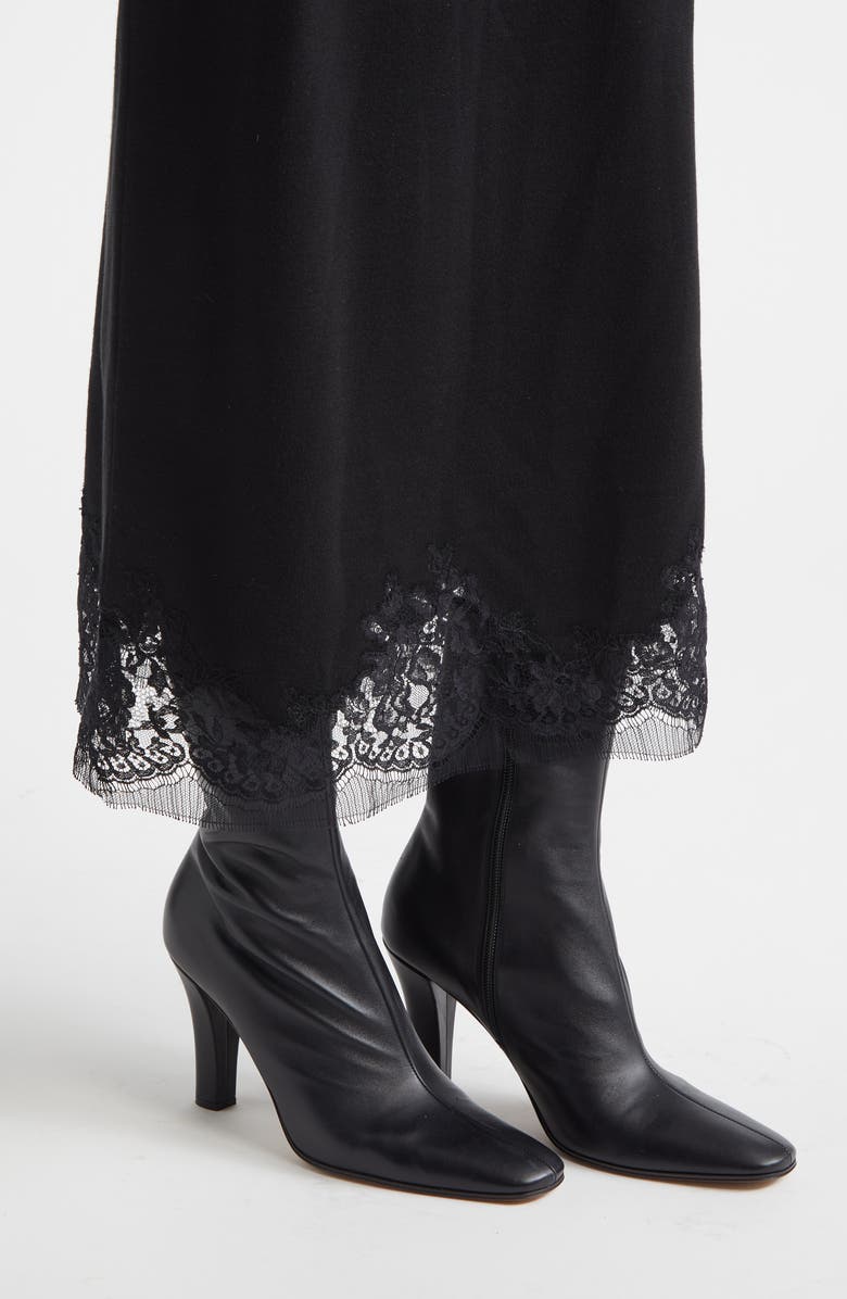 The Row Mona Bootie, Alternate, color, Black