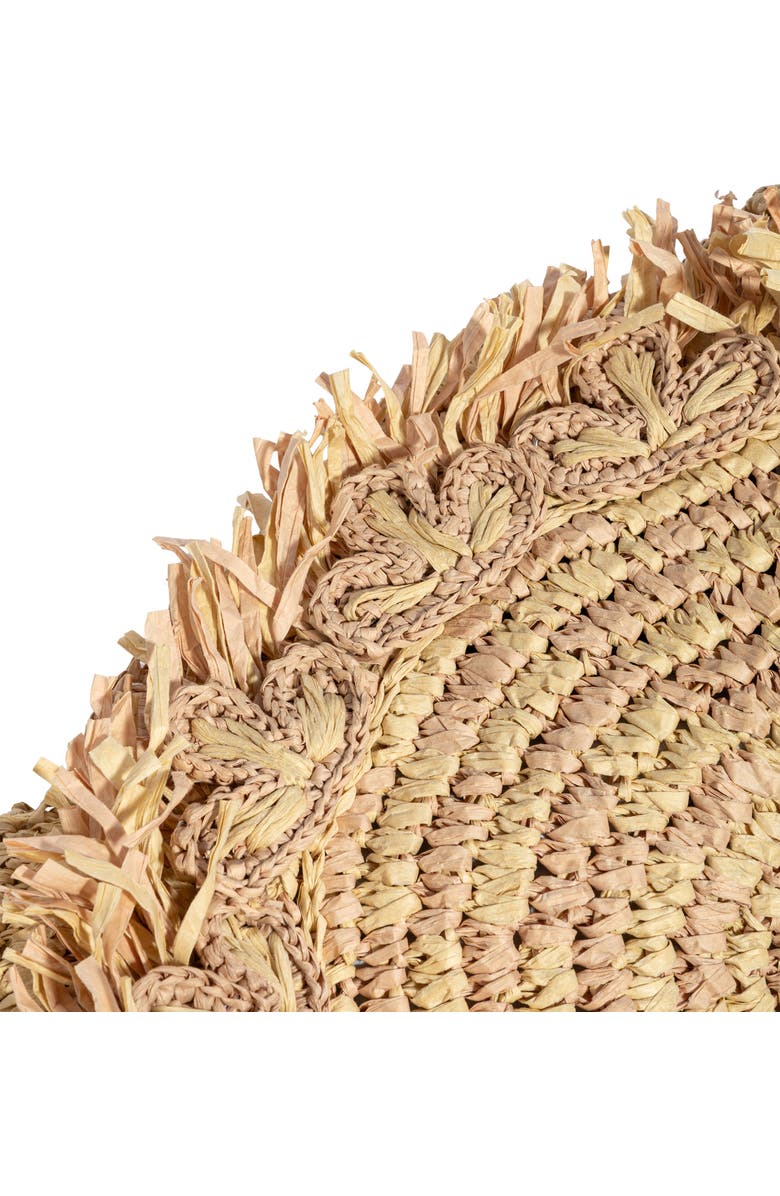 Sam Edelman Lily Straw Clutch, Alternate, color, Brown