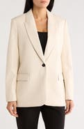 Love Token Alexa Faux Leather Blazer