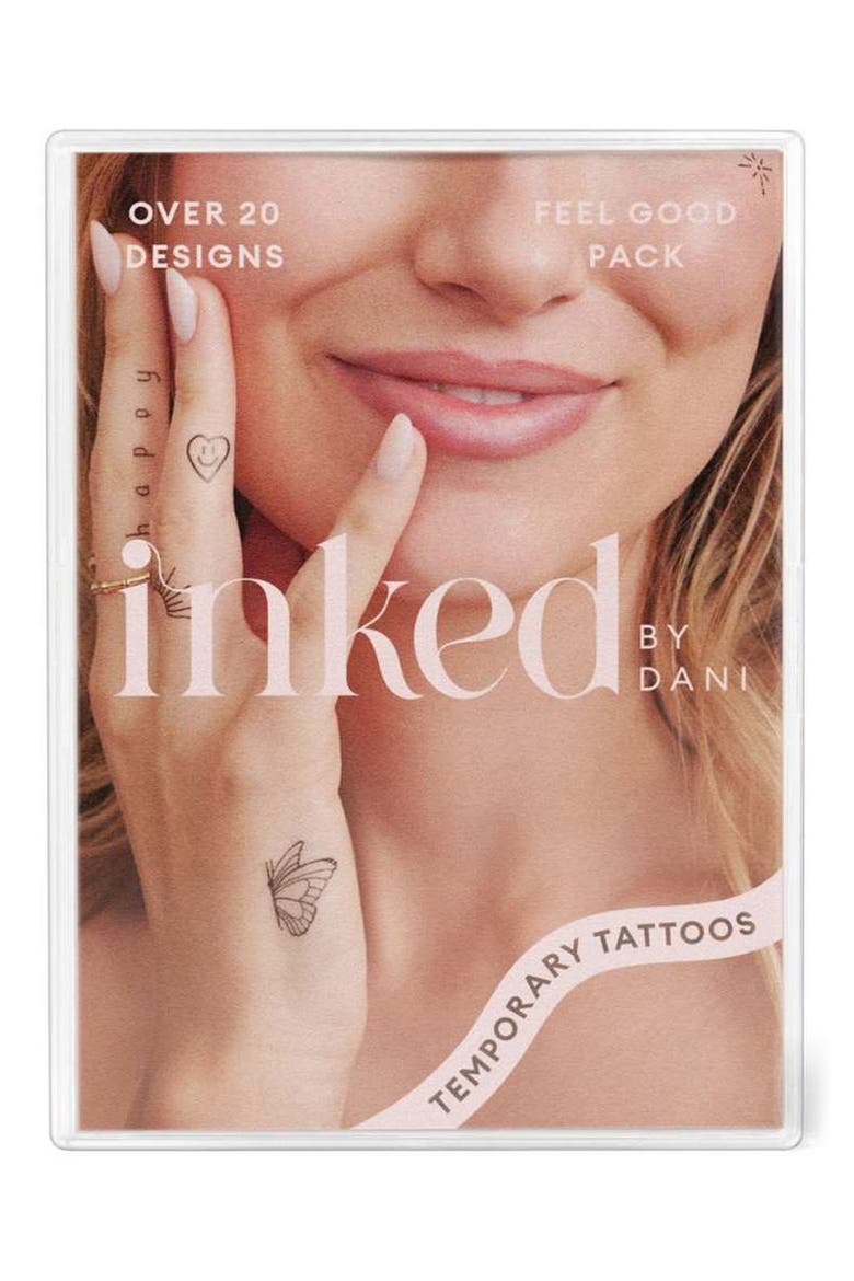 Feel Good Temporary Tattoos, Alternate, color, BLACK