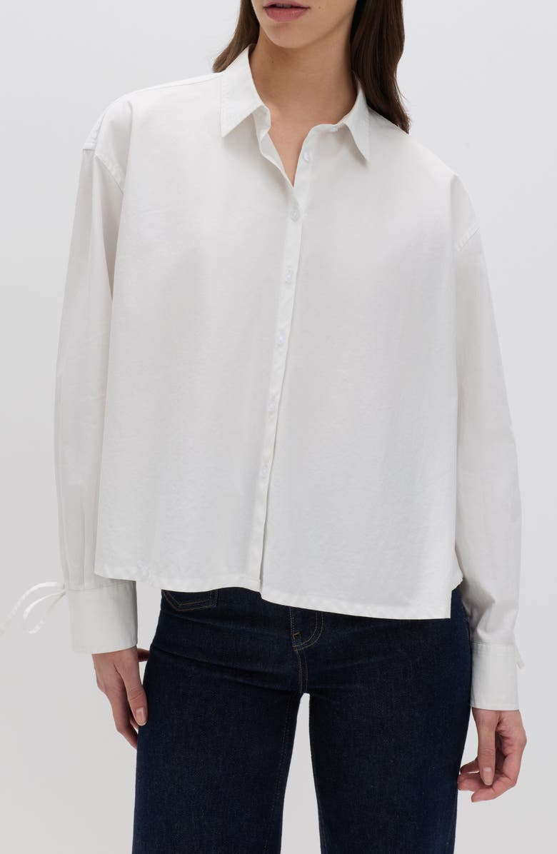 M&S Swing Shirt, Main, color, Soft White