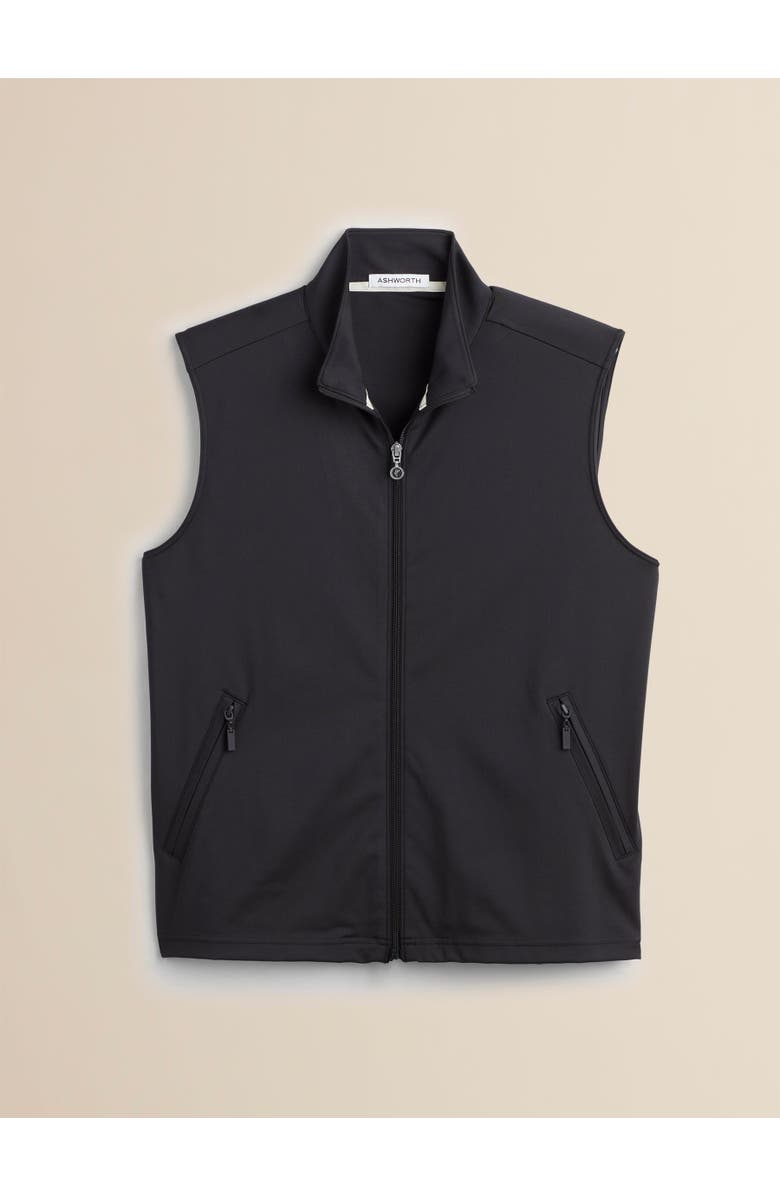 ASHWORTH GOLF Tech Stretch Vest, Main, color, Black