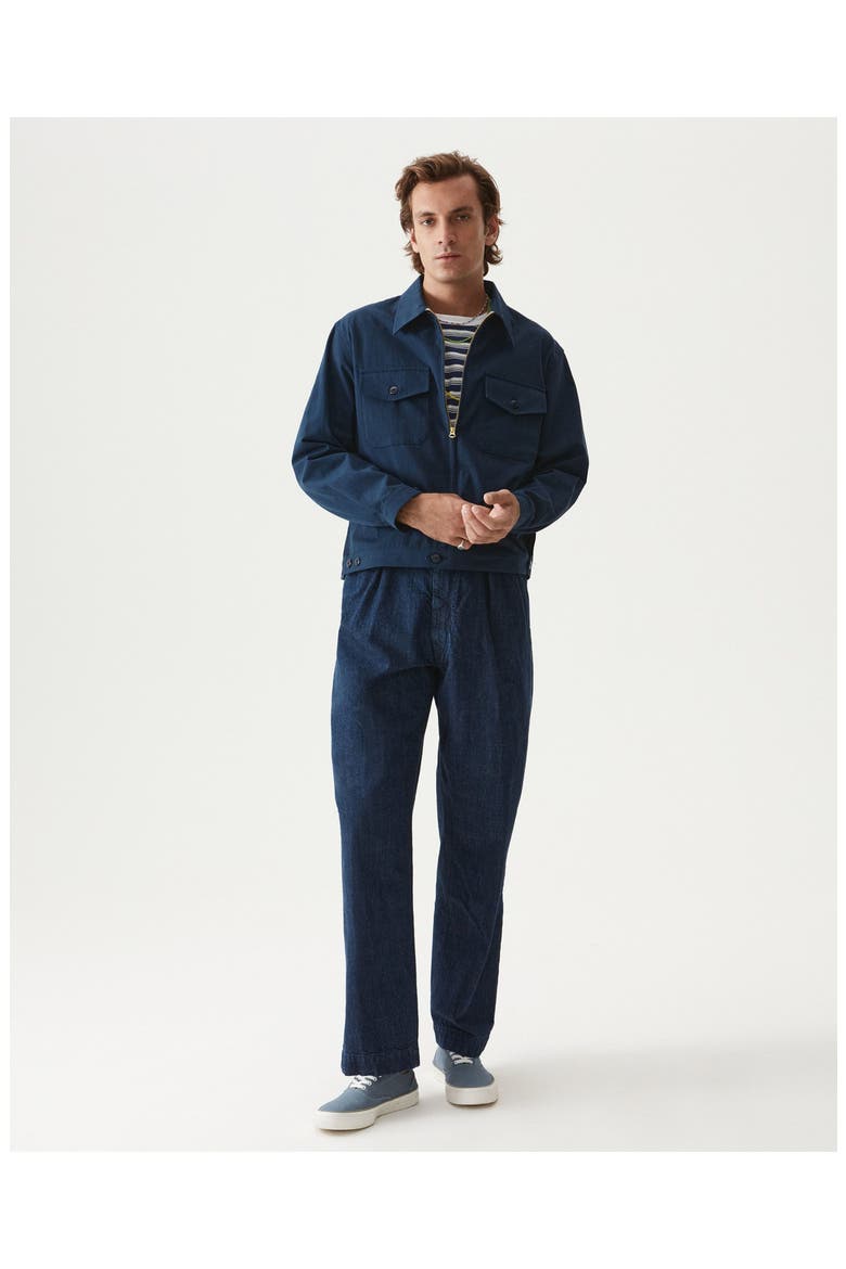 Albert Cotton Jacket, Alternate, color, Blue