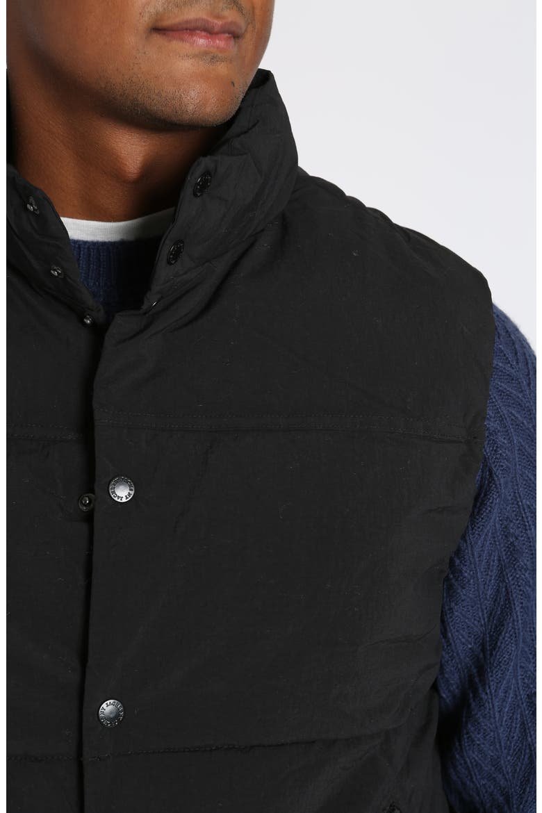 Namath Quilted Vest, Alternate, color, BLACK