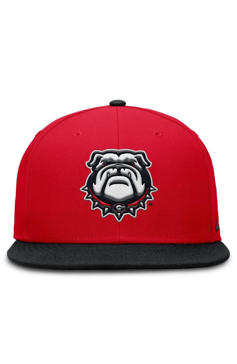 Nike Men's Nike Red/Black Georgia Bulldogs Two-Tone Primetime Performance Fitted Hat, Alternate, color, 
