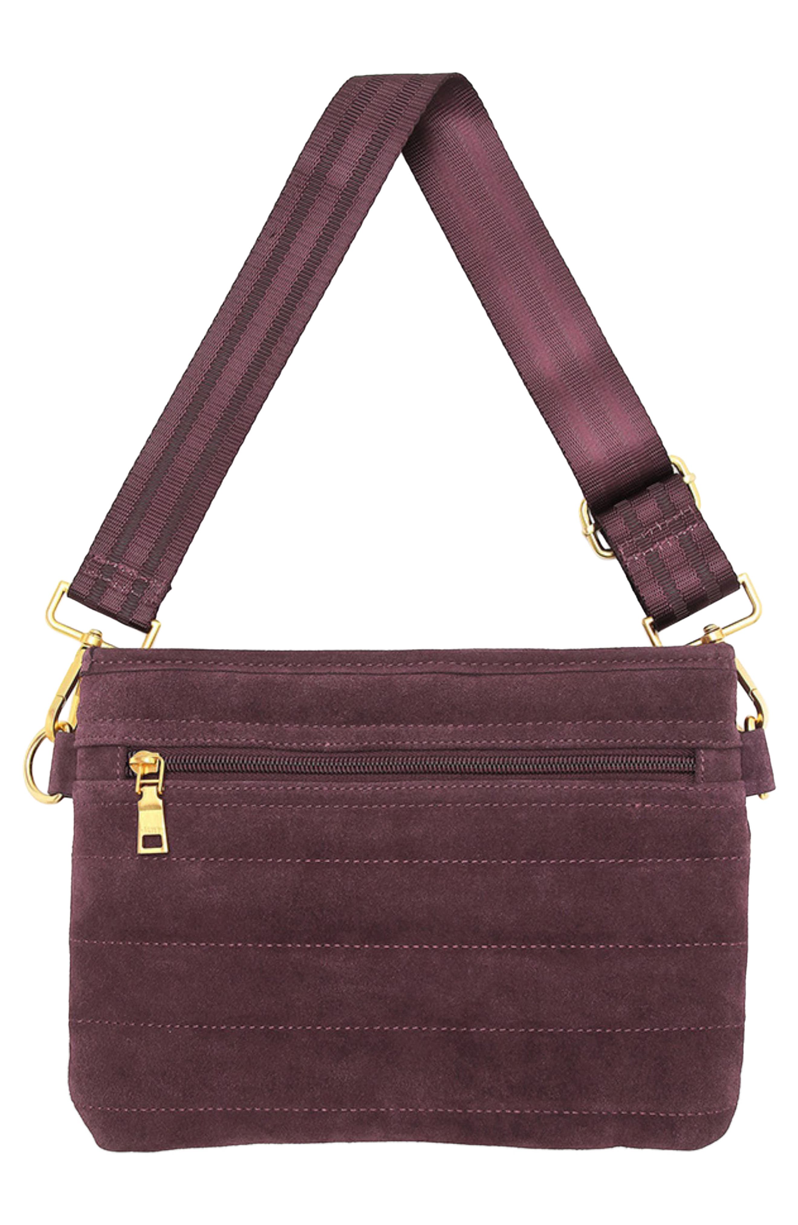 Bum Bag 2.0 Leather Belt Bag, Alternate, color, BORDEAUX SUEDE