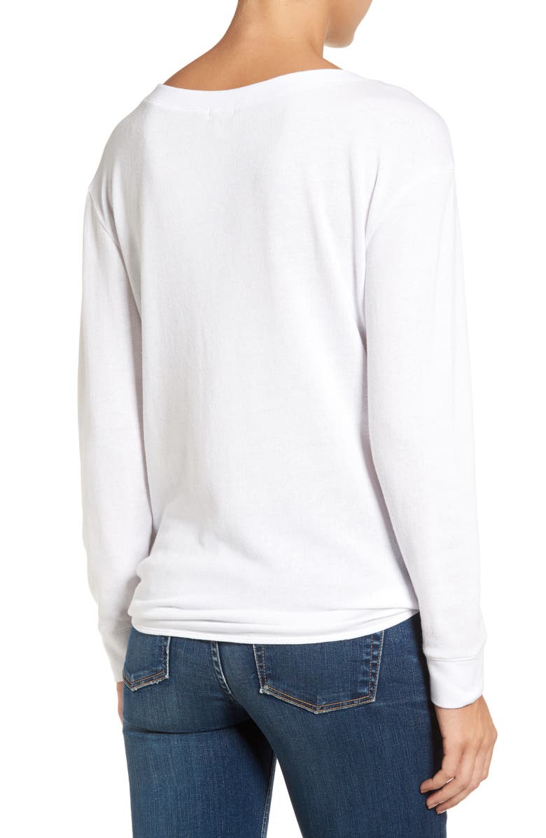 Hinge Tie Front Pullover, Alternate, color, 