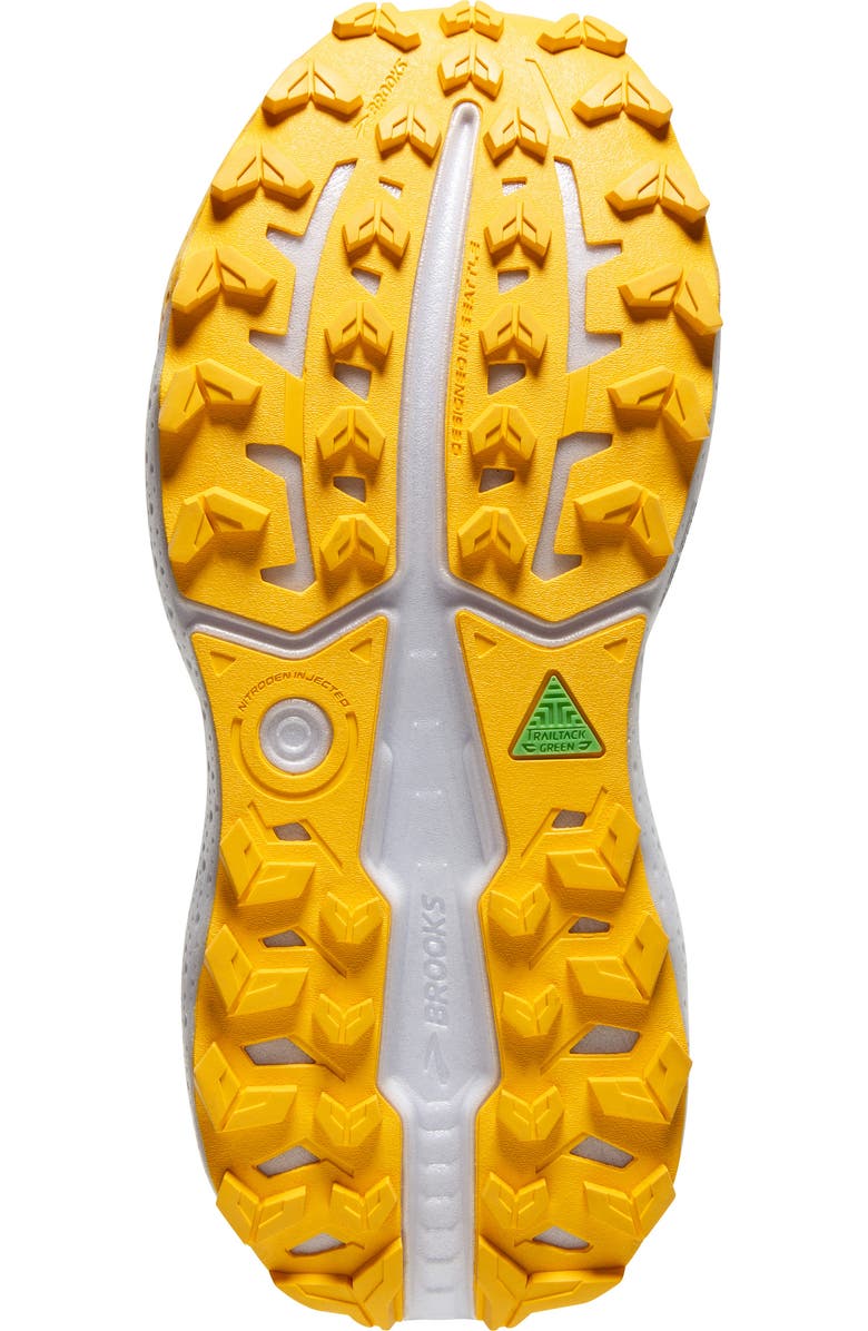 Brooks Caldera 7 Trail Running Shoe, Alternate, color, Lunar Rock/Lemon Chrome/Black