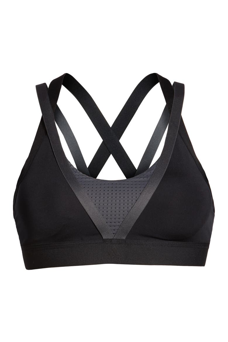 All Me Sports Bra, Alternate, color, BLACK