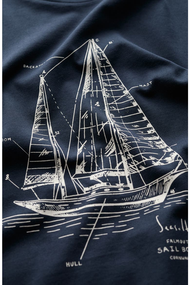 Midwatch Graphic T-shirt, Alternate, color, BOAT SKETCH MARITIME