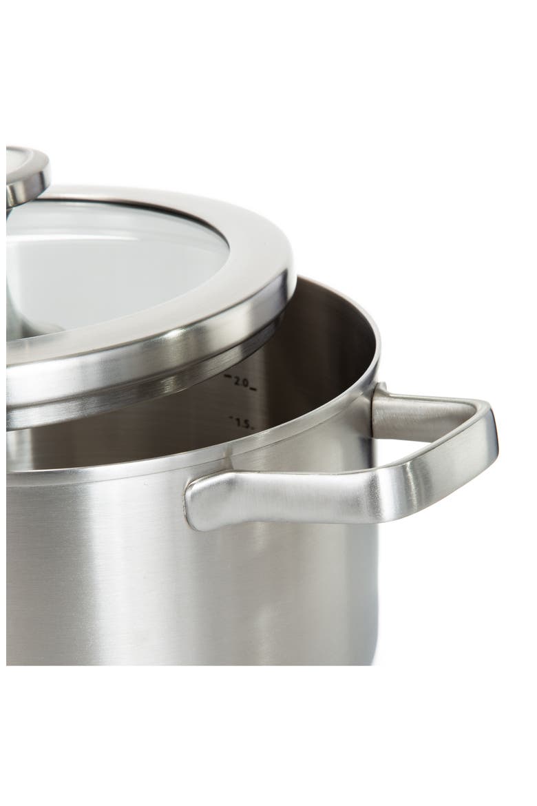 Leo Graphite 3.6-Quart Covered Stockpot, Alternate, color, GREY