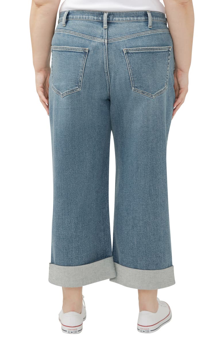 Silver Jeans Co. Be Easy Crop Wide Leg Jeans, Alternate, color, Indigo