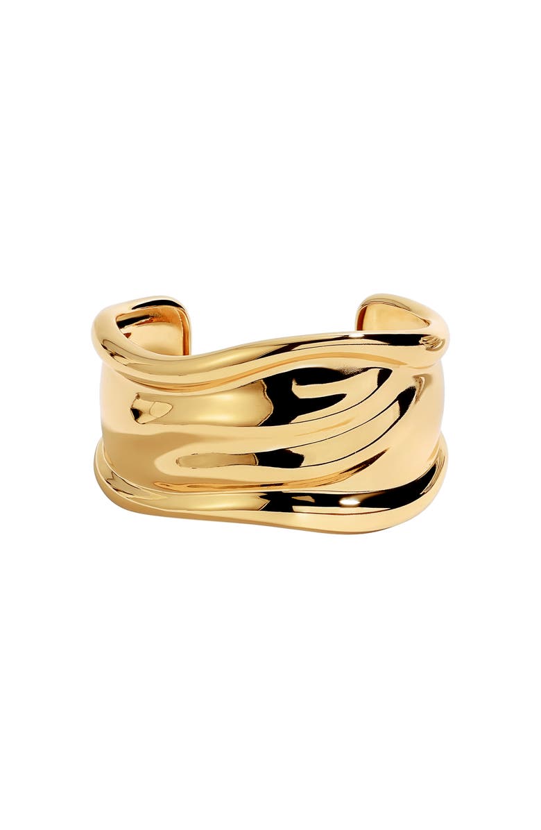 LILI CLASPE Adva Cuff Bracelet, Main, color, Gold