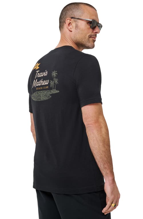 Travismathew Beach Club Graphic T-shirt In Blue