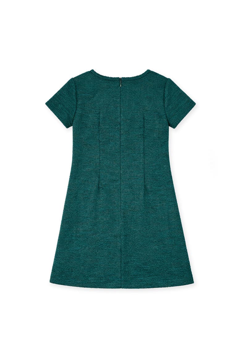 Knit Boucle Dress, Alternate, color, Green Boucle