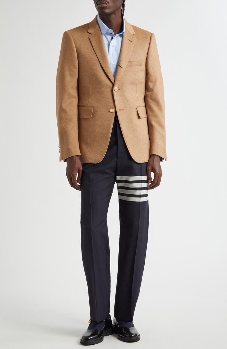 Thom Browne Fit 1 Classic Camel Hair Sport Coat, Alternate, color, Camel