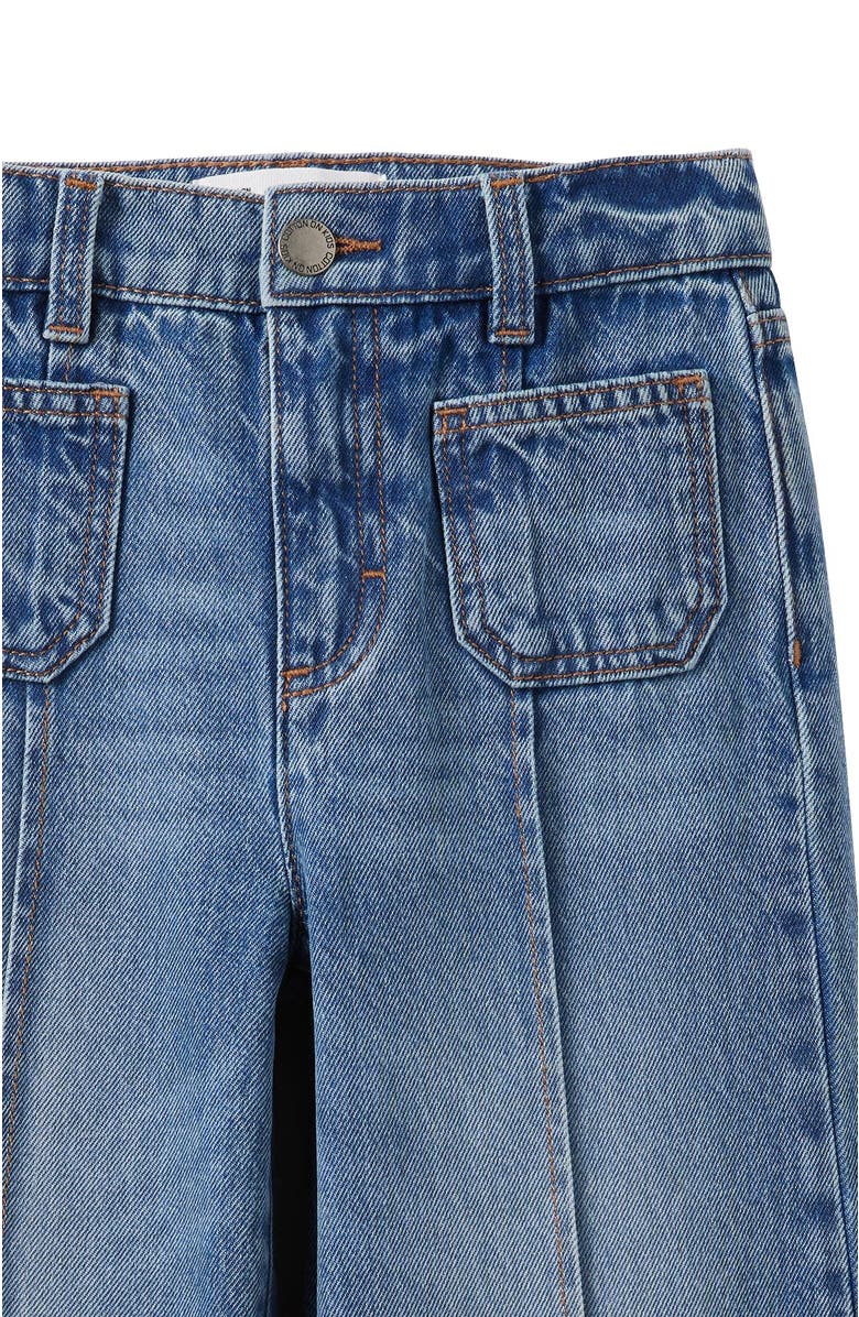 Cotton On Kids Kid's Pia Pintuck Bootleg Jean, Alternate, color, Blue Haven Mid Blue