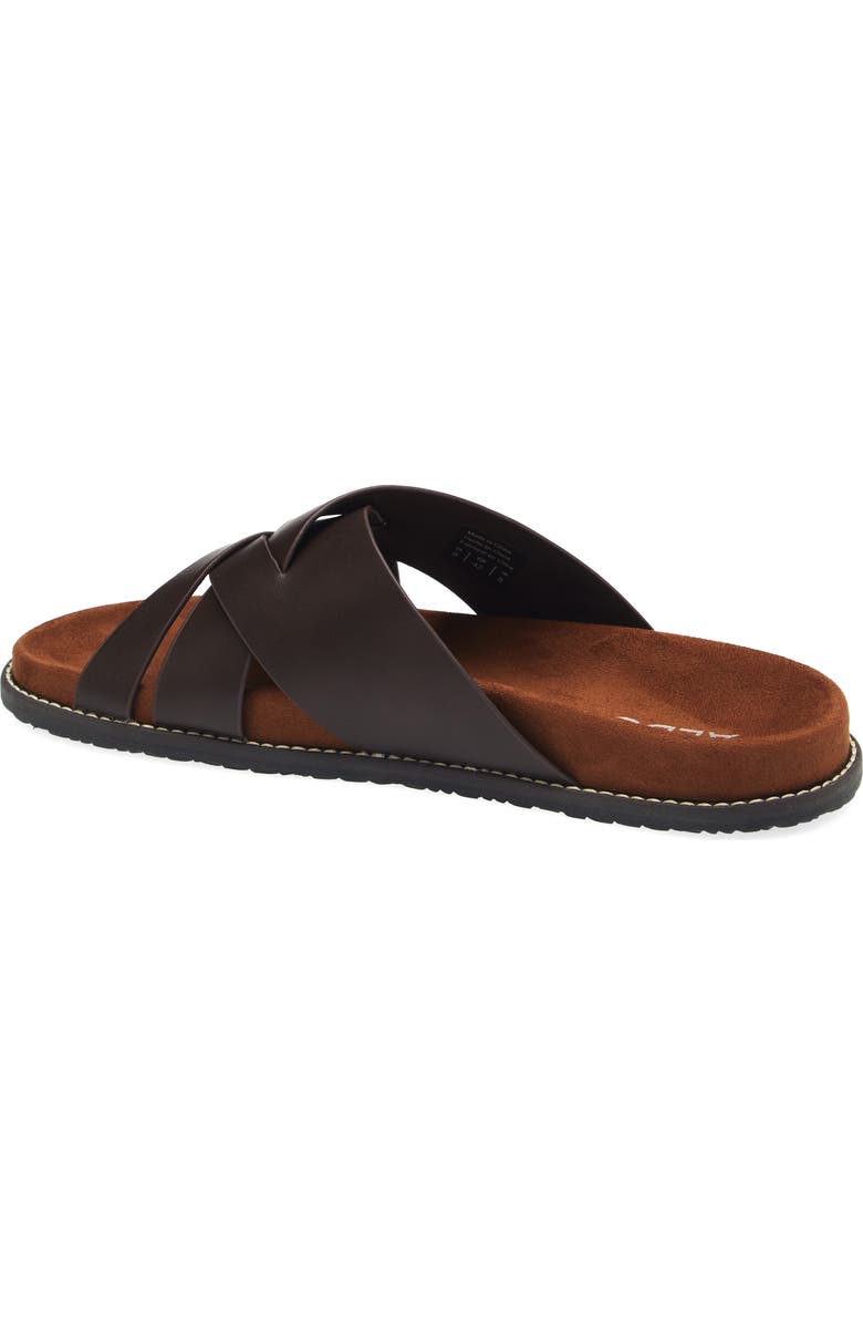 ALDO Amar Slide Sandal, Alternate, color, Dark Brown