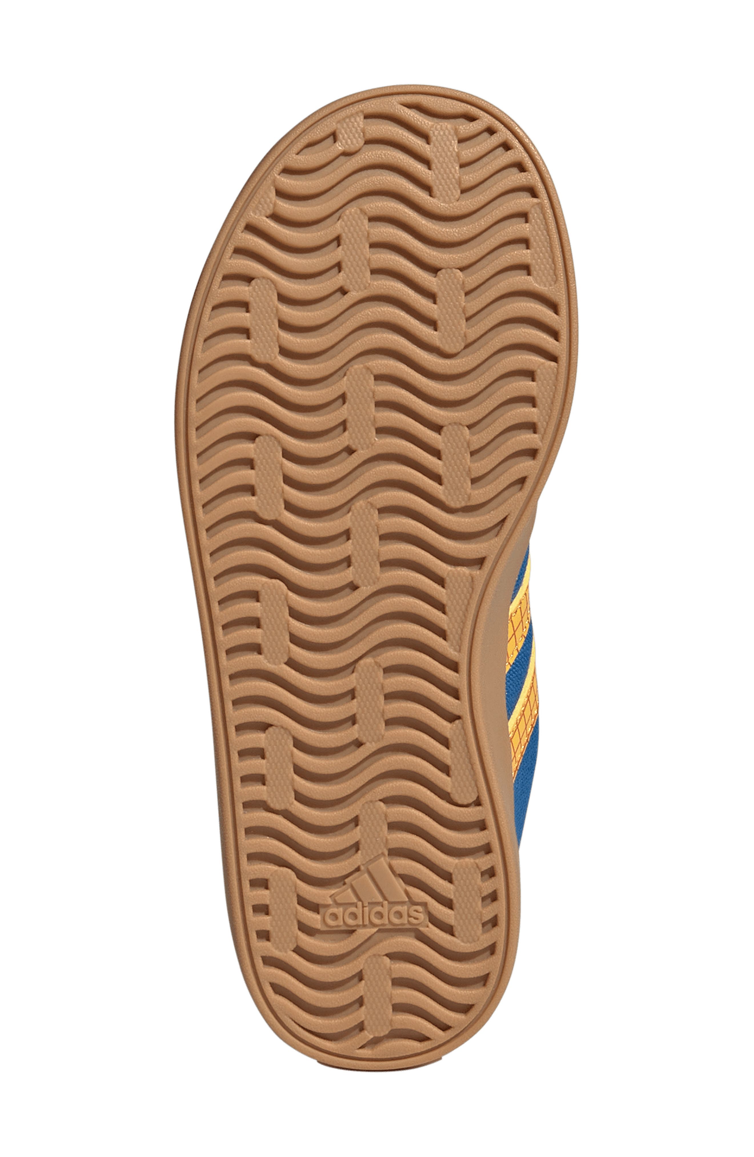 adidas Kids' Disney Woody Court Sneaker, Alternate, color, Bright Royal/ Gold/ Lucid Red