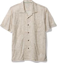 Tommy Bahama Vista Mar Leaf it to Me Short Sleeve Camp Shirt