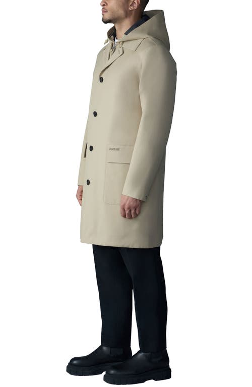Mackage Mathias 3-in-1 Down Twill Balmacaan Coat In Light Camel
