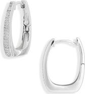 NORDSTROM RACK Demi Fine Cubic Zirconia Hoop Earrings