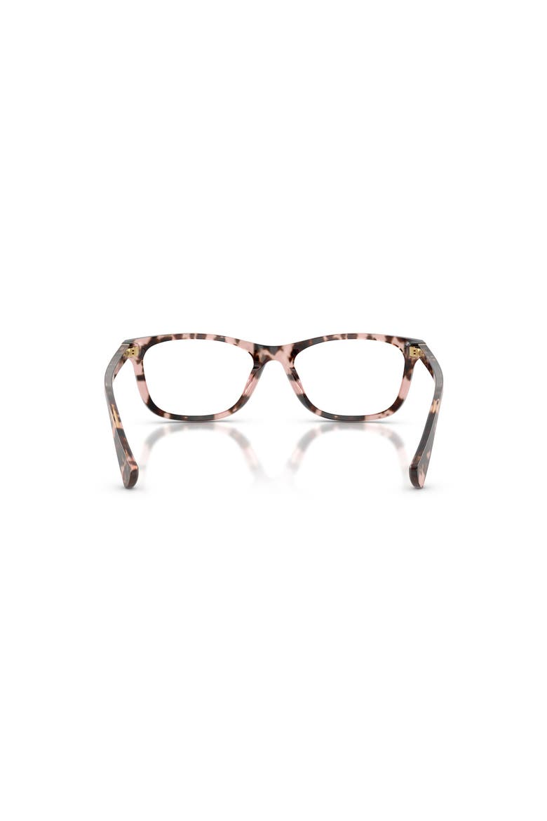 53mm Rectangle optical glasses, Alternate, color, Tortoise