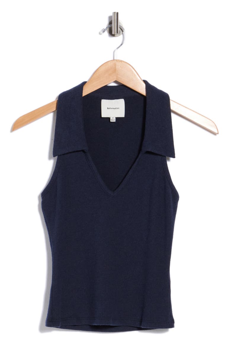 Austine Sleeveless Knit Top, Alternate, color, MIDNIGHT