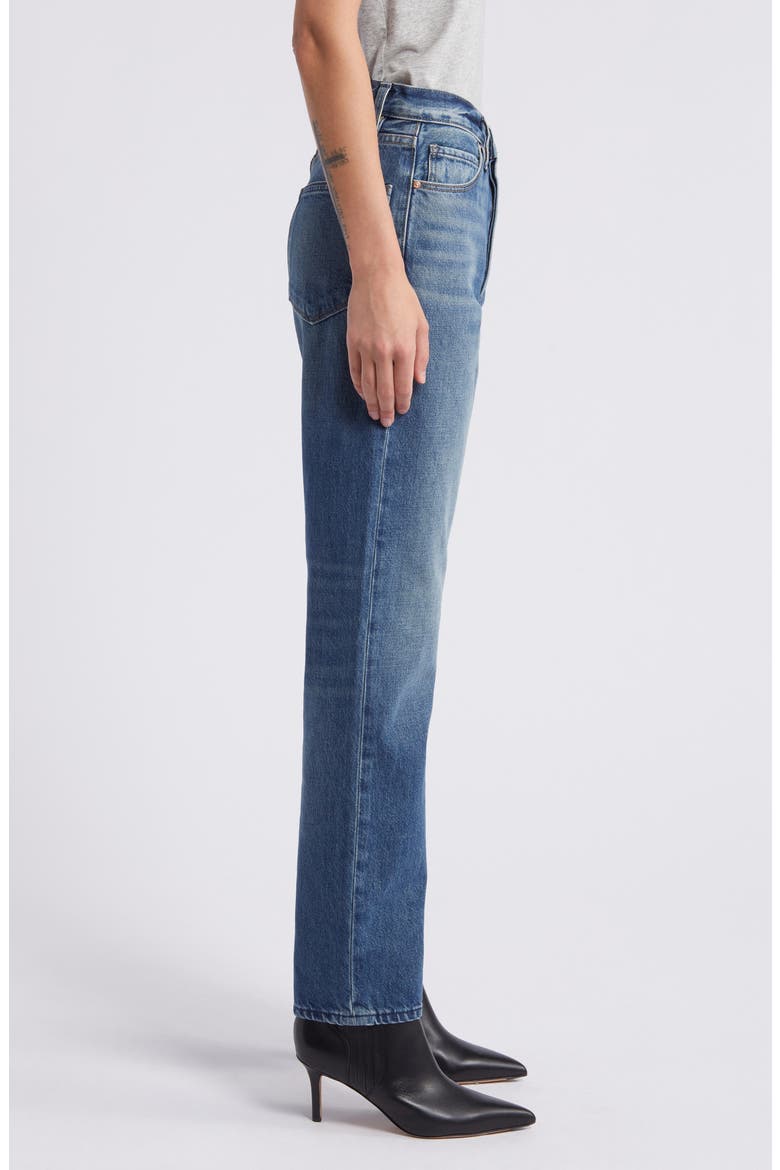 Sawyer High Waist Straight Leg Jeans, Alternate, color, IMAGINE