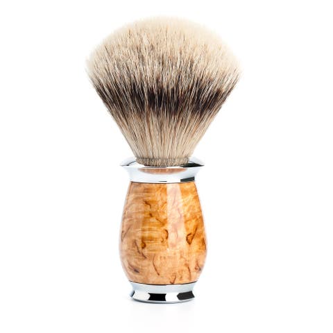 Purist Karelian Masur Birch Silvertip Badger Shaving Brush