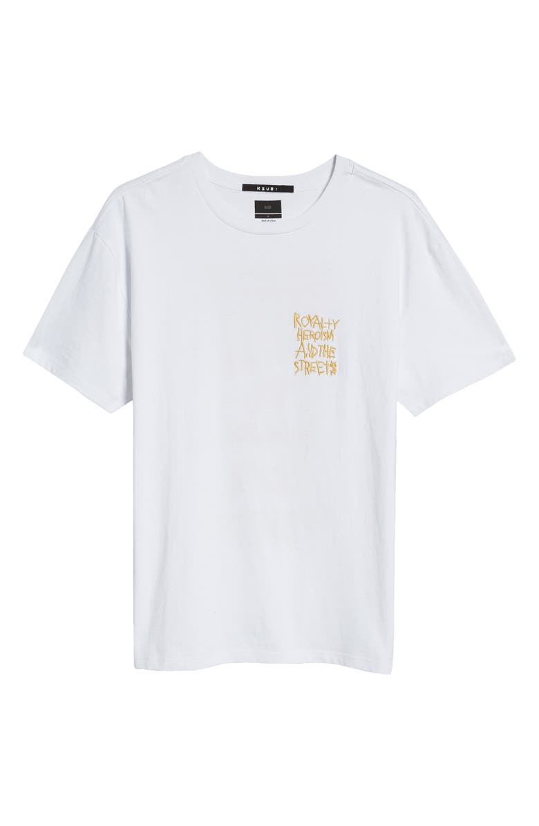 Ksubi Men's Royalty Embroidered Biggie T-Shirt, Alternate, color,