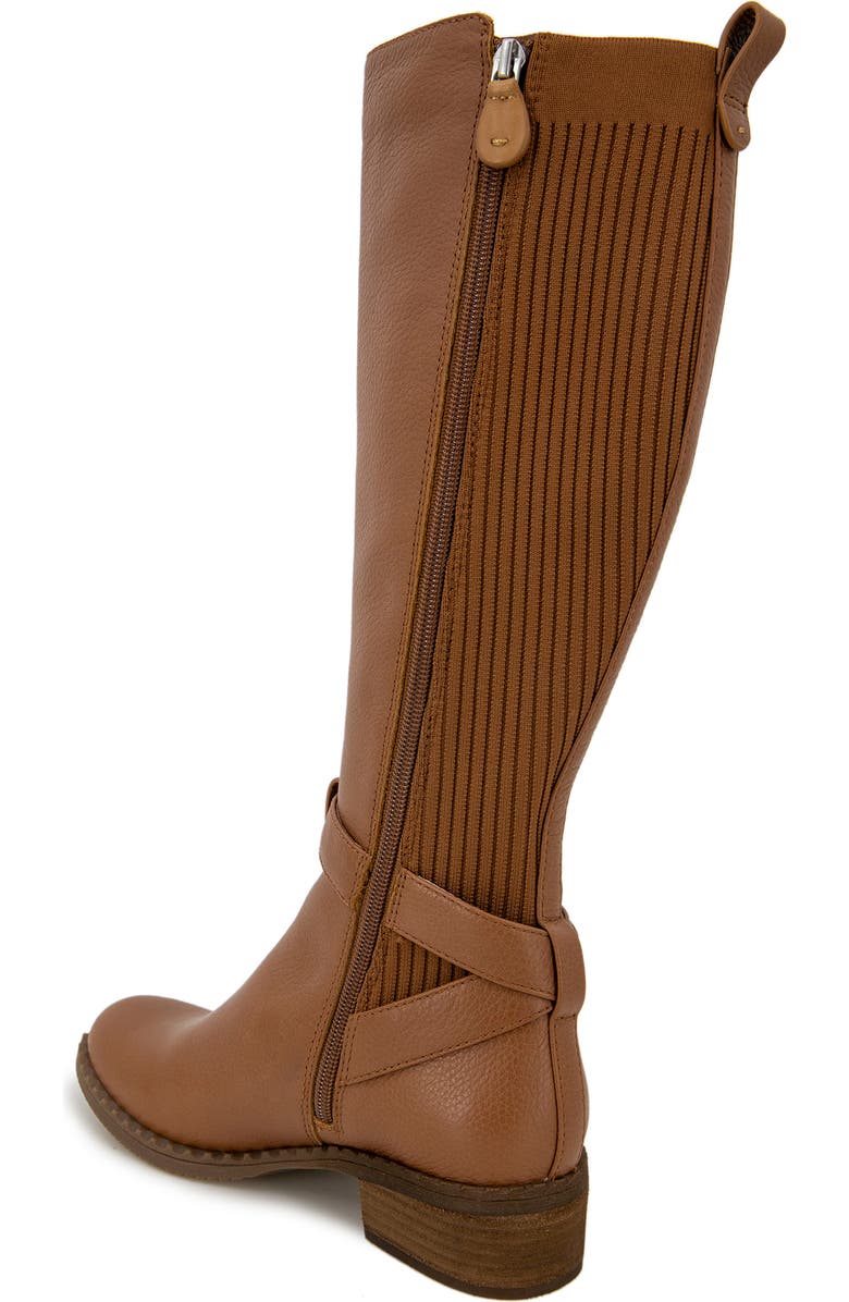 Gentle Souls Knee High Moto Boot, Alternate, color, Cognac