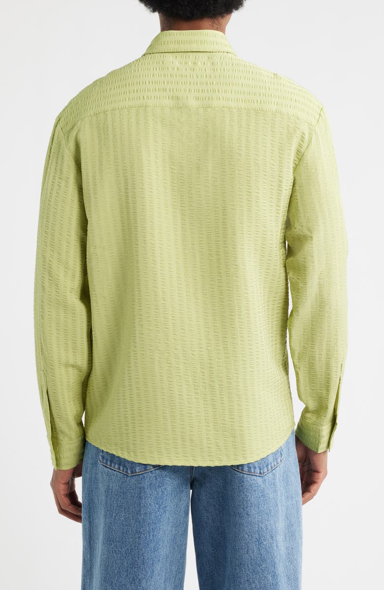 KROST Jordan Stripe Seersucker Button-Up Shirt, Alternate, color, Butterfly